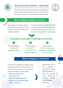 Poster Psicologi per i Popoli Trentino